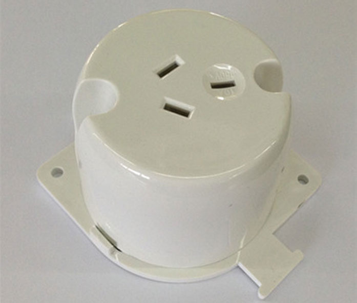 Single Surface Socket 250V 10Amp